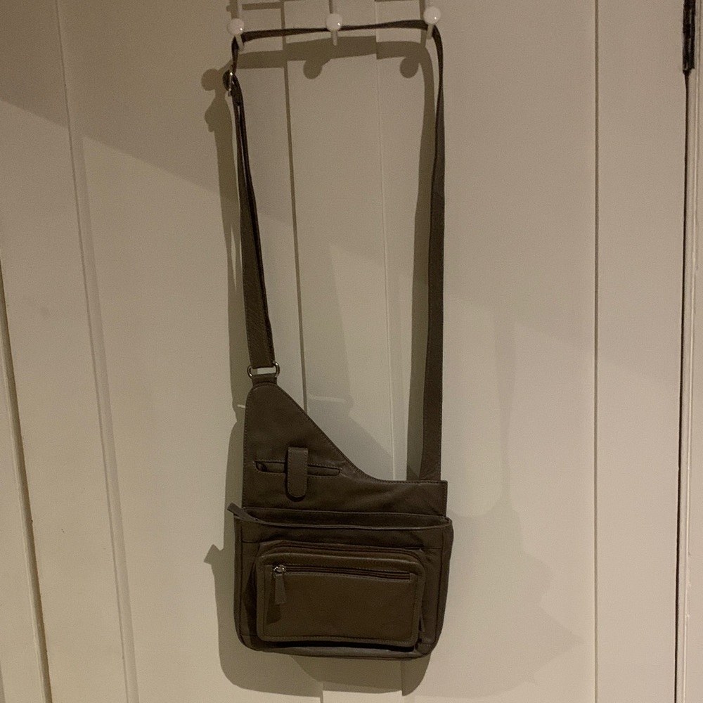 Stylish Tan Crossbody Bag